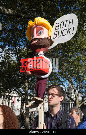 Vote des peuples Mars, Londres, Royaume-Uni, 19 Octobre 2019 Banque D'Images