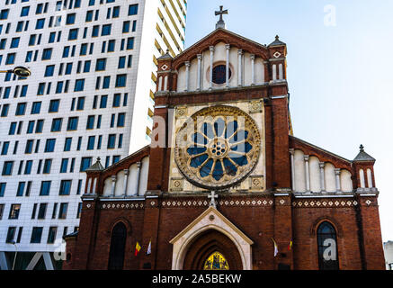 Cathédrale Catholique Saint-Joseph ou Catedrala Sf. 152 à Bucarest, Roumanie, 2019 Banque D'Images