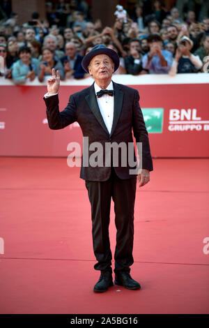 Bill Murray qui fréquentent le tapis rouge lors de la Rome Film Fest 2019 Banque D'Images