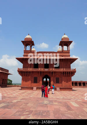 La ville désertée de Fatehpur Sikri, complexes de l'Inde, autrefois la capitale du pays. Fatehpur Sikri ville dans la région d'Agra d'Uttar Pradesh, Inde Banque D'Images