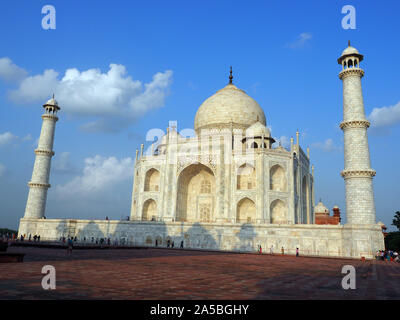 Taj Mahal à Agra, Inde Banque D'Images