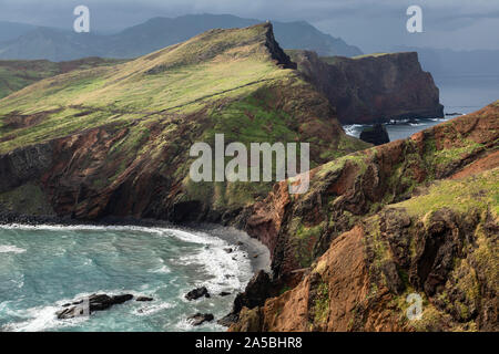 Ponta de São Lourenço, Madère Banque D'Images