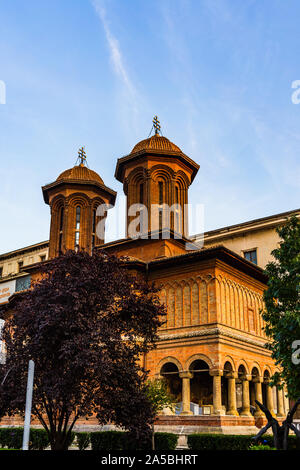 L'Église Kretzulescu (Biserica Kretzulescu) à Bucarest, Roumanie, 2019 Banque D'Images