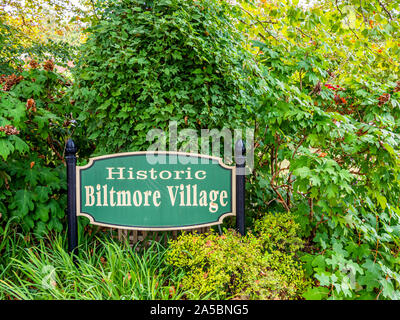 Biltmore Village de Asheville en Caroline du Nord, États-Unis Banque D'Images