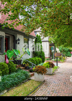 Biltmore Village de Asheville en Caroline du Nord, États-Unis Banque D'Images