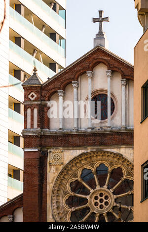 Cathédrale Catholique Saint-Joseph ou Catedrala Sf. 152 à Bucarest, Roumanie, 2019 Banque D'Images