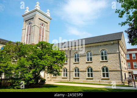 First Presbyterian Church, 2 North Hanover Street, Carlisle, New York Banque D'Images