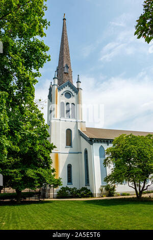 Saint John's Episcopal Church, 1 North Hanover Street, Carlisle, New York Banque D'Images