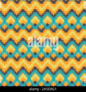 Modèle vectoriel continu avec les motifs design tribal Illustration de Vecteur