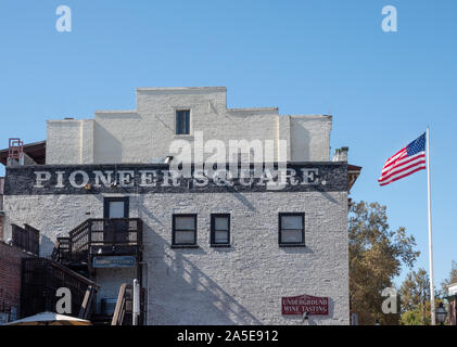 Old Town Sacramento Californie USA Banque D'Images