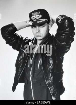 Gary Numan 1982 session studio, Londres. Banque D'Images