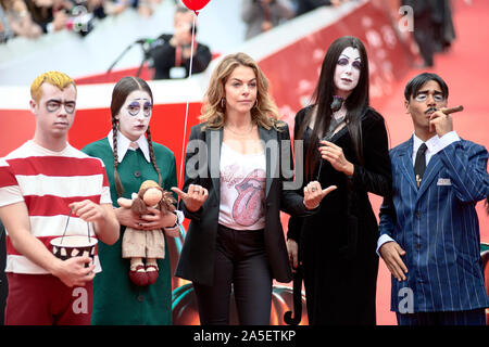 Tapis rouge au cours de la famille Addams Rome Film Fest 2019 Banque D'Images