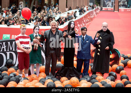 Tapis rouge au cours de la famille Addams Rome Film Fest 2019 Banque D'Images