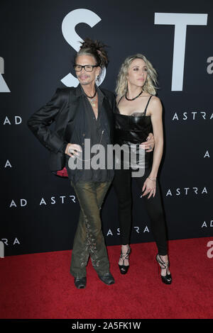 'Ad Astra' la première à l'Arclight Hollywood le 18 septembre 2019 à Los Angeles, CA avec : Steven Tyler, Aimee Preston où : Los Angeles, California, United States Quand : 19 Sep 2019 Credit : Nicky Nelson/WENN.com Banque D'Images