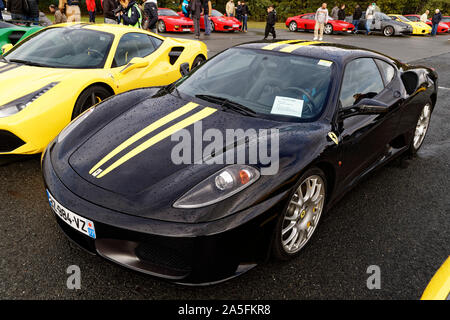 La France, de Linas-Montlhéry. 19 Oct, 2019. Rencontre italienne 2019, l'Autodrome de Linas-Montlhéry le circuit mythique de Linas-Montlhéry, en France. Banque D'Images