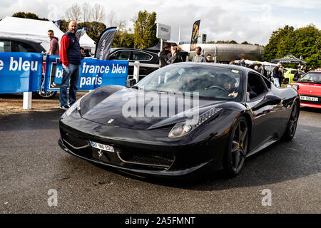 La France, de Linas-Montlhéry. 19 Oct, 2019. Rencontre italienne 2019, l'Autodrome de Linas-Montlhéry le circuit mythique de Linas-Montlhéry, en France. Banque D'Images