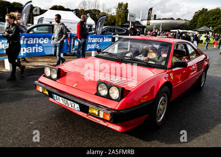 La France, de Linas-Montlhéry. 19 Oct, 2019. Rencontre italienne 2019, l'Autodrome de Linas-Montlhéry le circuit mythique de Linas-Montlhéry, en France. Banque D'Images