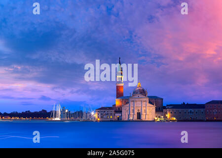 Di San Giorgio Maggiore, au lever du soleil, Venise, Italie Banque D'Images