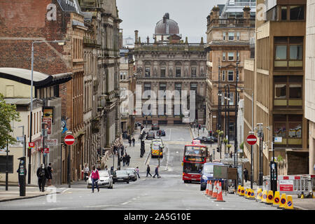 À down North Frederick Street Glasgow, Scotland Banque D'Images