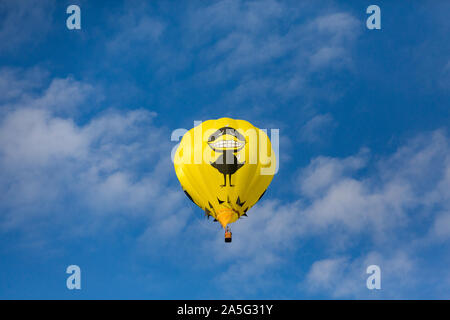 Gros Oiseau Noir Balloon Banque D'Images