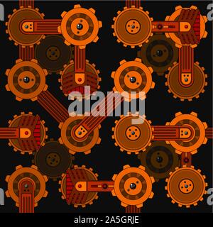 Modèle à crémaillère sans couture Illustration de Vecteur