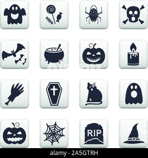 Vector icon set Halloween Illustration de Vecteur