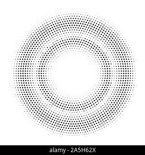 Double Demi-teinte châssis circulaire. Modèle vectoriel Illustration de Vecteur