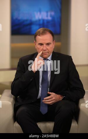 Berlin, Deutschland. 20 Oct, 2019. Ben Hodges (Lieutenant Général, ancien commandant de l'armée américaine en Europe) sur l'ARD talk show ANNE VA le 20 octobre 1919 à Berlin Thème de l'émission : Erdogan marche triomphale 'A' est l'Europe reste impuissant ? Utilisation dans le monde entier | Credit : dpa/Alamy Live News Banque D'Images