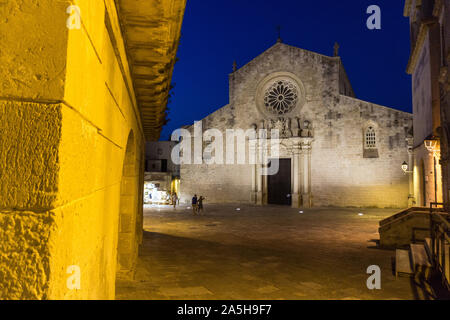 Italie, Pouilles, d'Otranto, cathédrale Santa Maria Annunziata. Banque D'Images