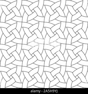 Cercle Celtique patron seampless ornement Illustration de Vecteur