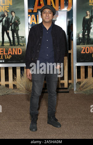 10 octobre 2019, Los Angeles, CA, USA : LOS ANGELES - OCT 11 : Tony Revolori au ''Zombieland double tap'' en première mondiale au théâtre chinois de Grauman le 11 octobre 2019 à Los Angeles, CA (crédit Image : © Kay Blake/Zuma sur le fil) Banque D'Images