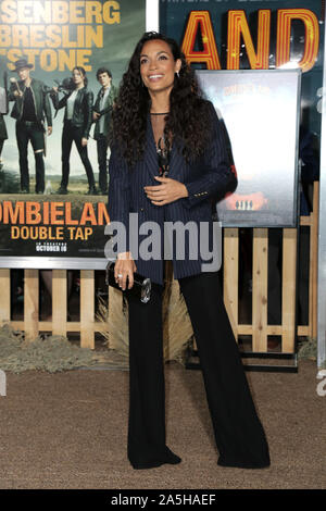 10 octobre 2019, Los Angeles, CA, USA : LOS ANGELES - OCT 11 : Rosario Dawson au ''Zombieland double tap'' en première mondiale au théâtre chinois de Grauman le 11 octobre 2019 à Los Angeles, CA (crédit Image : © Kay Blake/Zuma sur le fil) Banque D'Images