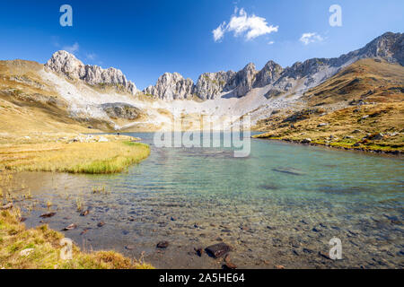 Ibon de Acherito Acherito - lac, Valle de hecho, Huesca, Espagne Banque D'Images