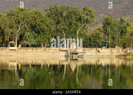 Nawal Sagar Lake dans Varkala. Le Rajasthan. L'Inde Banque D'Images