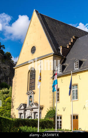 Église Saint Jean du Grund, Grund, la ville de Luxembourg, Grand-Duché de Luxembourg Banque D'Images