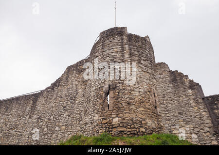 Les murs de la ville de Southampton, c'est une séquence de défense construit autour de la ville dans le sud de l'Angleterre. La tour de pierre en ruine Banque D'Images