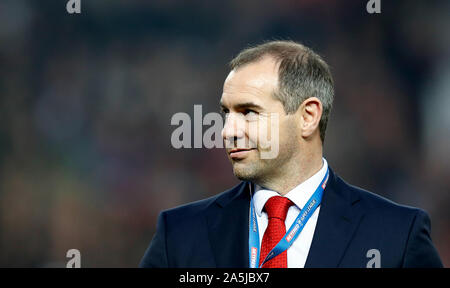 Salford Red Devils coach Ian Watson Banque D'Images