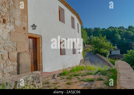 Ermitage de Santa Anna une icône culturelle de la ville de Benissa en Espagne Banque D'Images