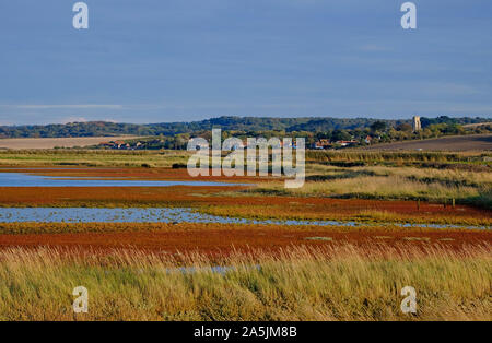 Salthouse marais, North Norfolk, Angleterre Banque D'Images