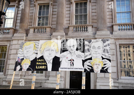 Brexit vote du peuple de mars, Londres 19 octobre 2019 UK Banque D'Images