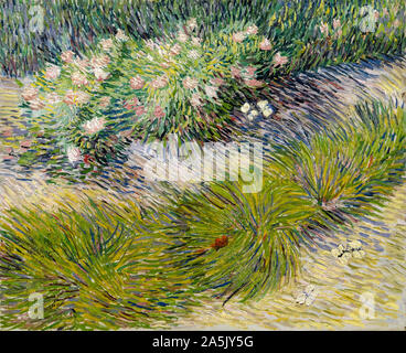 Vincent van Gogh, d'herbe et de papillons, peinture, 1887 Banque D'Images