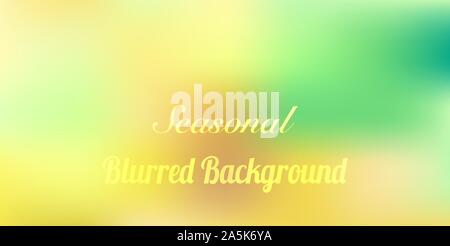 Arrière-plan flou de saison aux couleurs de l'automne, vector illustration Illustration de Vecteur