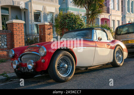 1960 Austin-Healey 3000 Mk2 voiture de sport Banque D'Images