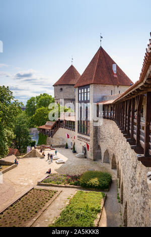 Kiek in de Kök & Neitsitorn, Tallinn, Estonie Banque D'Images