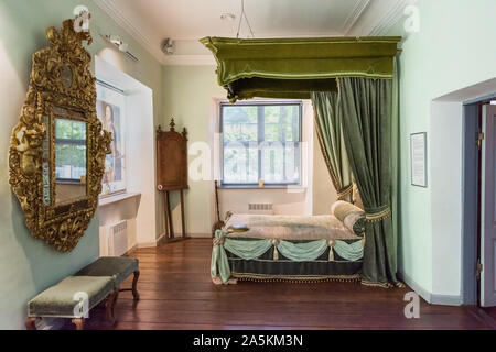 Chambre à coucher, Pierre le Grand House Museum, Tallinn, Estonie Banque D'Images