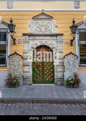 Maison des Têtes Noires, Tallinn, Estonie Banque D'Images