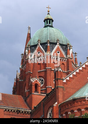 Basilique Cathédrale Saint-Pierre, Katedrala Bazilika Svetog Petra, Đakovo, Slavonie, Croatie, Europe Banque D'Images