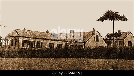 Un imprimé 1901 Photographie de Napoléons ancienne maison 'Longwood' sur l'île de Sainte-Hélène. L'East India Company Farm a été converti pour l'utilisation de Napoléon en 1815 Banque D'Images