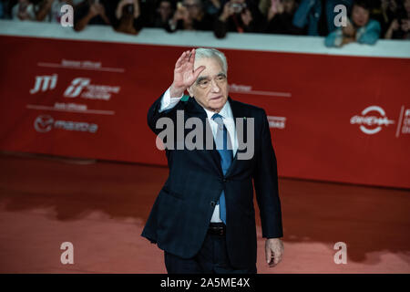 Martin Scorsese participe à "l'Irlandais" tapis rouge lors de la 14ème Festival du Film de Rome. Banque D'Images