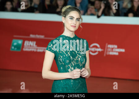 Miriam Galanti assiste à "l'Irlandais" tapis rouge lors de la 14ème Festival du Film de Rome. Banque D'Images